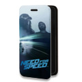 Дизайнерский горизонтальный чехол-книжка для Iphone 7 Plus / 8 Plus Need For Speed