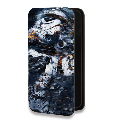 Дизайнерский горизонтальный чехол-книжка для Samsung Galaxy S10 Звездные войны