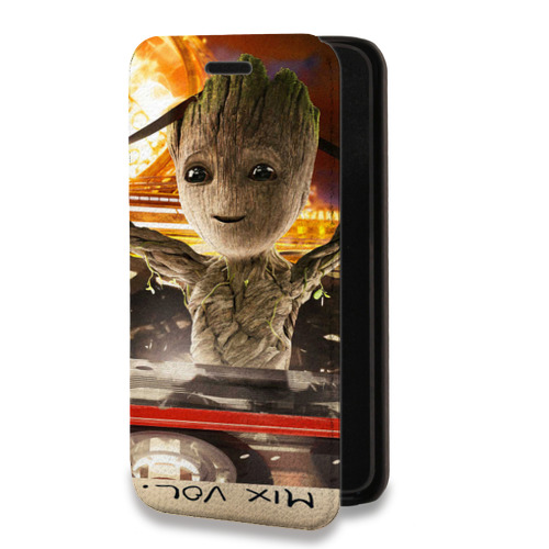Дизайнерский горизонтальный чехол-книжка для Iphone 7 Plus / 8 Plus Стражи Галактики