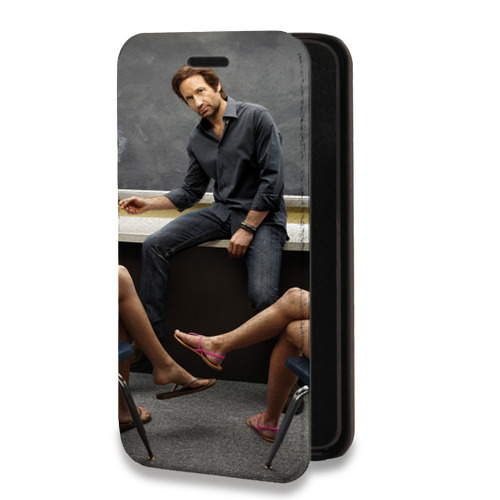 Дизайнерский горизонтальный чехол-книжка для Huawei Mate 10 Pro Блудливая калифорния