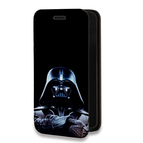 Дизайнерский горизонтальный чехол-книжка для Samsung Galaxy A12 Звездные войны