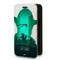 Дизайнерский горизонтальный чехол-книжка для Iphone 12 Pro Ходячие Мертвецы