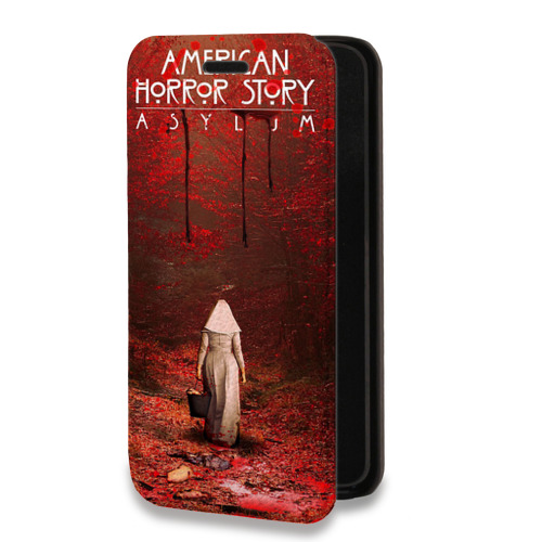 Дизайнерский горизонтальный чехол-книжка для Xiaomi Redmi 10 Американская История Ужасов