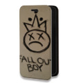 Дизайнерский горизонтальный чехол-книжка для Nokia 7 Fall Out Boy