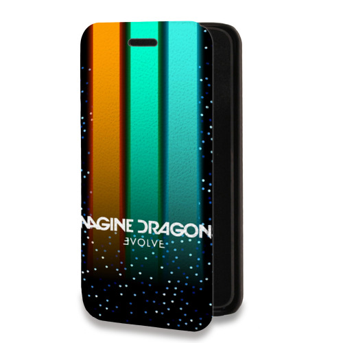 Дизайнерский горизонтальный чехол-книжка для Nokia 7 Imagine Dragons