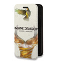 Дизайнерский горизонтальный чехол-книжка для Nokia 7 Imagine Dragons