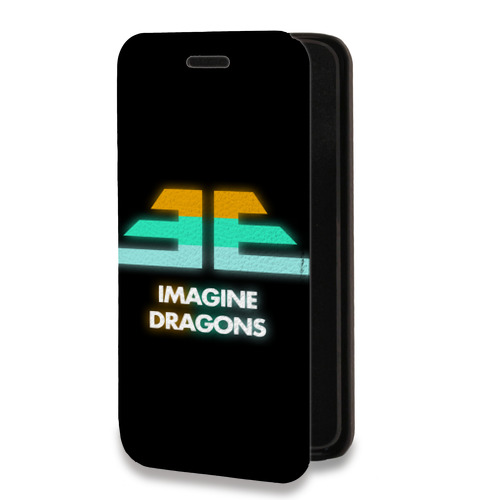 Дизайнерский горизонтальный чехол-книжка для Tecno Spark 8C Imagine Dragons