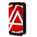 Дизайнерский горизонтальный чехол-книжка для Iphone 12 Pro Linkin Park