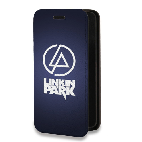 Дизайнерский горизонтальный чехол-книжка для ASUS ZenFone 8 Flip Linkin Park