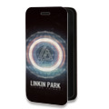 Дизайнерский горизонтальный чехол-книжка для Huawei Honor 10i Linkin Park