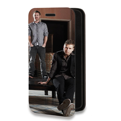 Дизайнерский горизонтальный чехол-книжка для Iphone 13 Pro OneRepublic