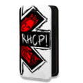 Дизайнерский горизонтальный чехол-книжка для Xiaomi RedMi 9 Red Hot Chili Peppers