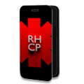Дизайнерский горизонтальный чехол-книжка для Iphone 13 Mini Red Hot Chili Peppers