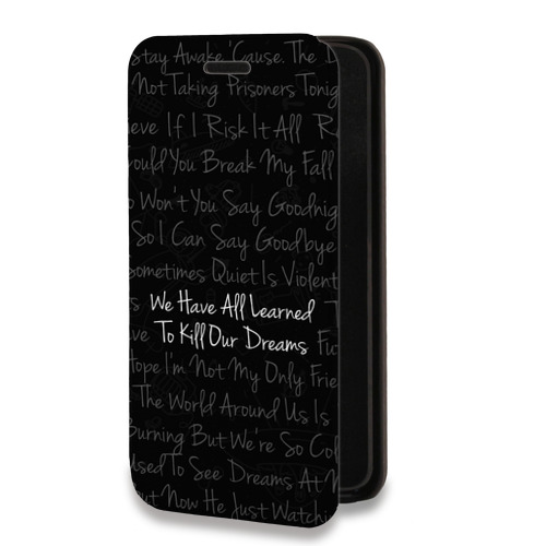 Дизайнерский горизонтальный чехол-книжка для Iphone 6/6s Twenty One Pilots