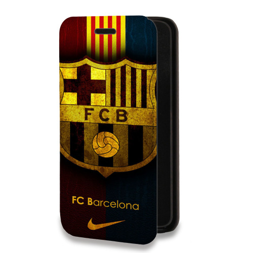 Дизайнерский горизонтальный чехол-книжка для Realme C35 Барселона