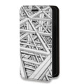 Дизайнерский горизонтальный чехол-книжка для Huawei P40 Lite E Абстракции
