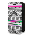 Дизайнерский горизонтальный чехол-книжка для Tecno Spark 8C Абстракции