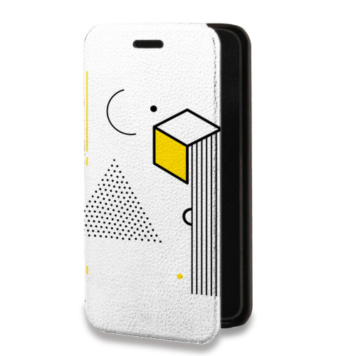 Дизайнерский горизонтальный чехол-книжка для Iphone 7 Plus / 8 Plus Абстракции 1
