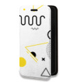 Дизайнерский горизонтальный чехол-книжка для Iphone 13 Mini Абстракции 1