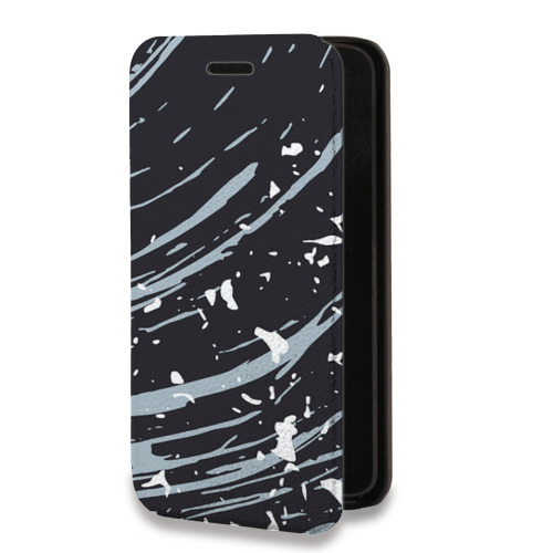 Дизайнерский горизонтальный чехол-книжка для Samsung Galaxy A30 Абстракции