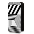 Дизайнерский горизонтальный чехол-книжка для Iphone 7 Plus / 8 Plus Абстракции 1