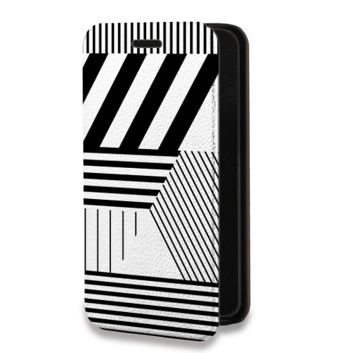 Дизайнерский горизонтальный чехол-книжка для Iphone 7 Абстракции 1