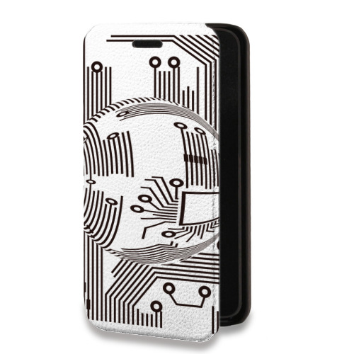 Дизайнерский горизонтальный чехол-книжка для Samsung Galaxy S10 Lite Абстракции