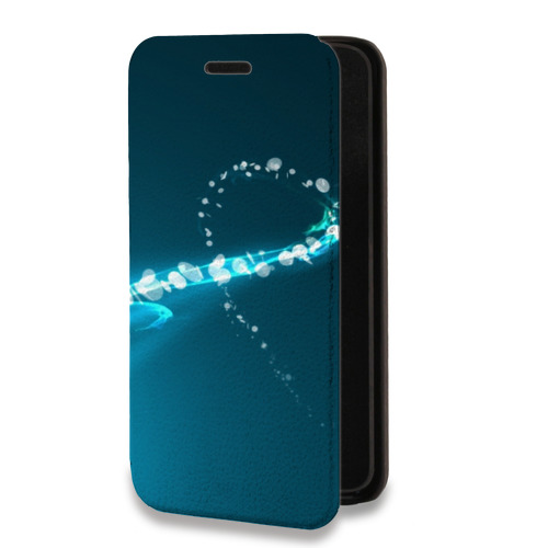 Дизайнерский горизонтальный чехол-книжка для OnePlus 8T Абстракции Сияние