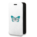 Дизайнерский горизонтальный чехол-книжка для Huawei Honor 8X Max прозрачные Бабочки 