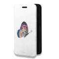 Дизайнерский горизонтальный чехол-книжка для Huawei Honor 50 Lite прозрачные Бабочки 