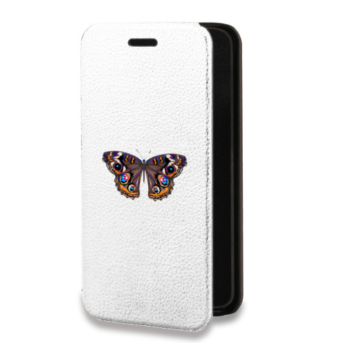 Дизайнерский горизонтальный чехол-книжка для Xiaomi Redmi 10 прозрачные Бабочки 