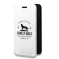 Дизайнерский горизонтальный чехол-книжка для OnePlus 8T Волки