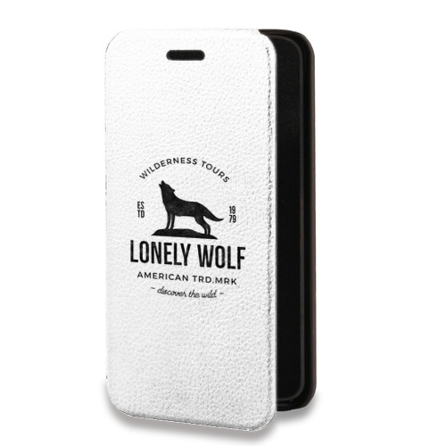 Дизайнерский горизонтальный чехол-книжка для Huawei Mate 10 Волки