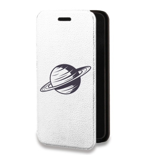 Дизайнерский горизонтальный чехол-книжка для Iphone 7 Plus / 8 Plus Космос