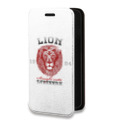 Дизайнерский горизонтальный чехол-книжка для Xiaomi Redmi 10 Символика льва
