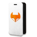 Дизайнерский горизонтальный чехол-книжка для Iphone 12 Pro Max Прозрачные лисы