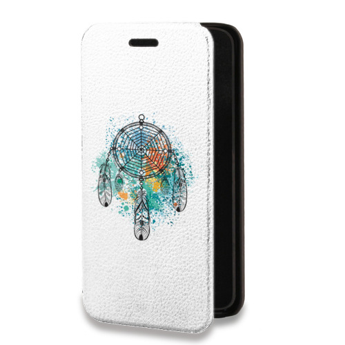 Дизайнерский горизонтальный чехол-книжка для Huawei Honor Note 8 Прозрачные ловцы снов