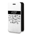 Дизайнерский горизонтальный чехол-книжка для Samsung Galaxy S10 Lite Прозрачные надписи 1