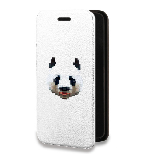 Дизайнерский горизонтальный чехол-книжка для Huawei Mate 30 Pro Прозрачные панды - смайлики