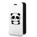 Дизайнерский горизонтальный чехол-книжка для Huawei Honor Note 8 Прозрачные панды - смайлики