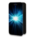Дизайнерский горизонтальный чехол-книжка для Samsung Galaxy S10 Lite Абстракции Сияние
