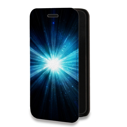 Дизайнерский горизонтальный чехол-книжка для Samsung Galaxy S10 Lite Абстракции Сияние