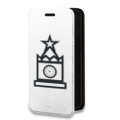Дизайнерский горизонтальный чехол-книжка для Iphone 13 Pro Стикеры к Дню Победы