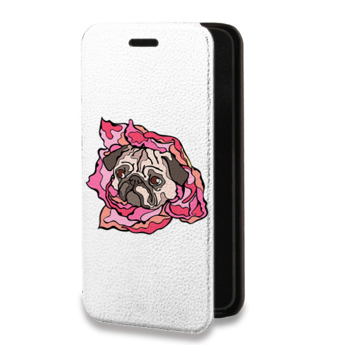 Дизайнерский горизонтальный чехол-книжка для Iphone 7 Plus / 8 Plus Собаки