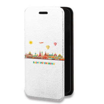 Дизайнерский горизонтальный чехол-книжка для Huawei Honor 30S Санкт-Петербург (на заказ)