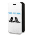 Дизайнерский горизонтальный чехол-книжка для Samsung Galaxy S9 Санкт-Петербург