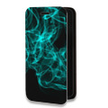 Дизайнерский горизонтальный чехол-книжка для Iphone 11 Pro Абстракции Дым