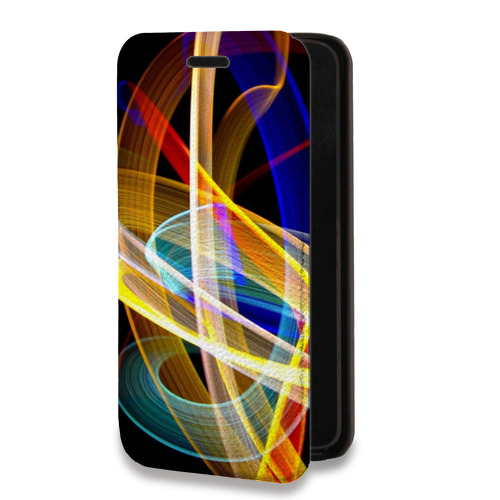 Дизайнерский горизонтальный чехол-книжка для Xiaomi Mi 11 Красочные абстракции