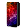 Дизайнерский горизонтальный чехол-книжка для Samsung Galaxy A50 Красочные абстракции