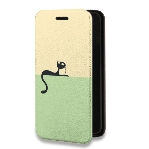 Дизайнерский горизонтальный чехол-книжка для Iphone 14 Pro Абстрактный минимализм